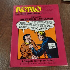 Vintage Nemo #19 June 1986 Classic Comics Library The Case Missing Cartoonist